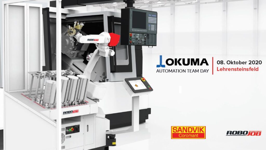 Robojob, Okuma en Sandvik organiseren Automation Team Day