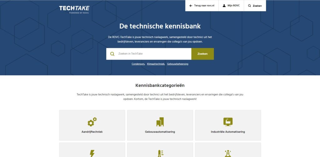 Technische kennisbank TechTake gratis beschikbaar