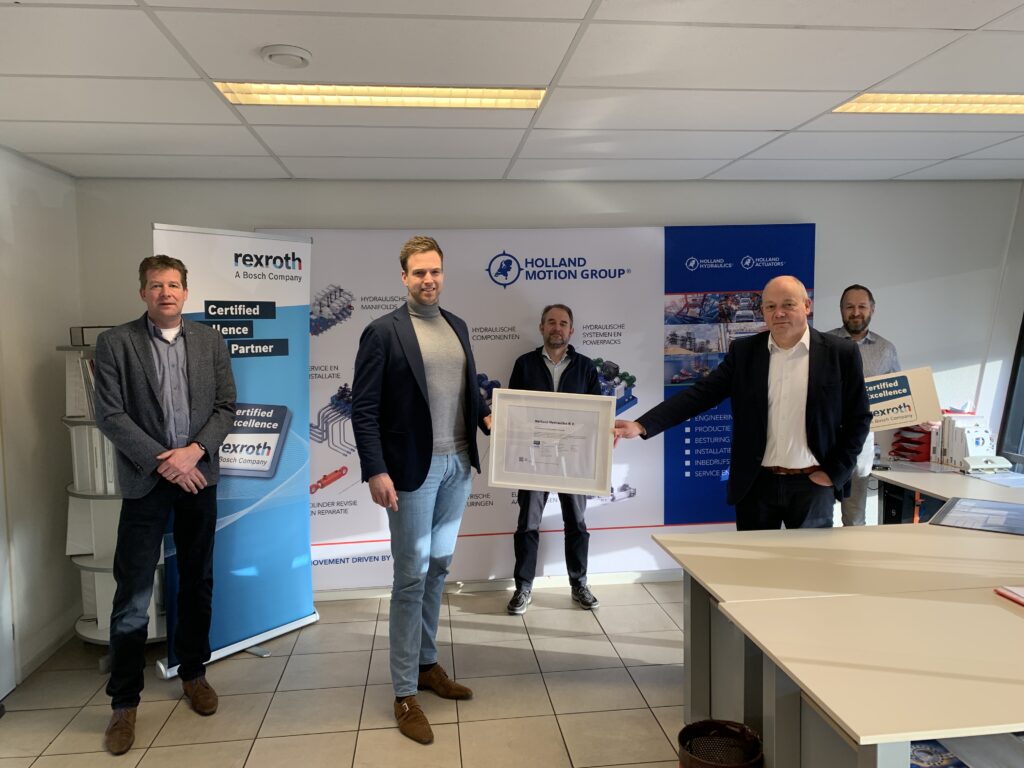 Holland Hydraulics Certified Excellence Service Partner van Bosch Rexroth