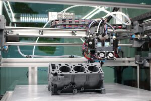 3D-printer aan het werk
