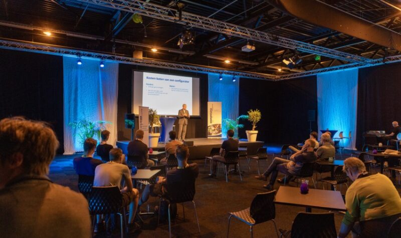 Publiek tijdens een presentatie