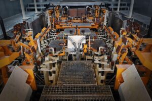 Autoproductie met robots